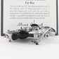 1990 Harley Davidson Fat Boy Gray Franklin Mint 1:24 Diecast Model Motorcycle