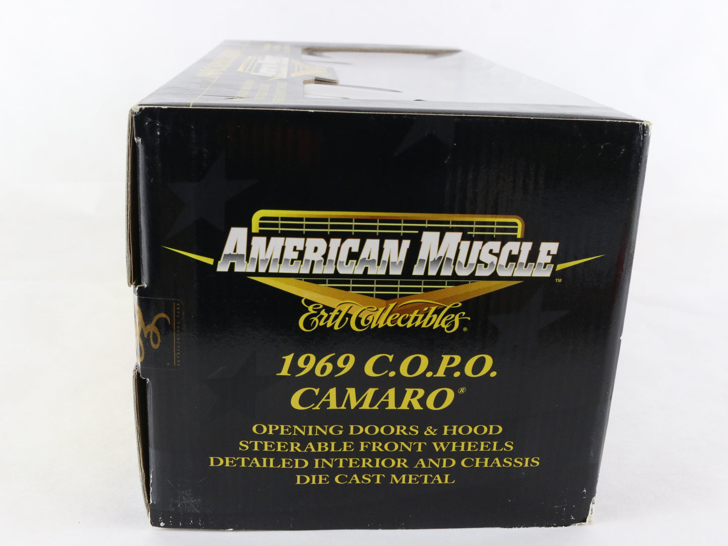 1969 Chevy Camaro COPO Silver American Muscle 10 Year ERTL 1:18 Diecast 36673