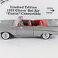 1957 Chevy Bel Air Fuelie Convertible Silver Danbury Mint 1:24 4936/5000 LIMITED