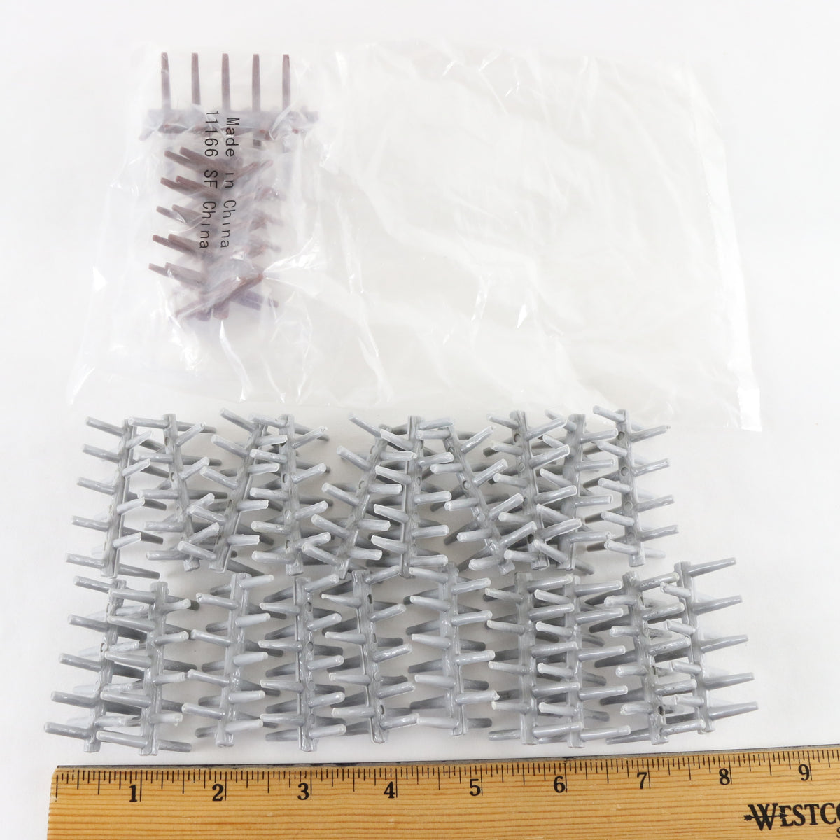 Lot Of American Civil War Plastic Barracades 2" Gray & Brown Accessories