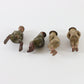 Lineol Hausser painted composite soldiers set sitting and riding figures