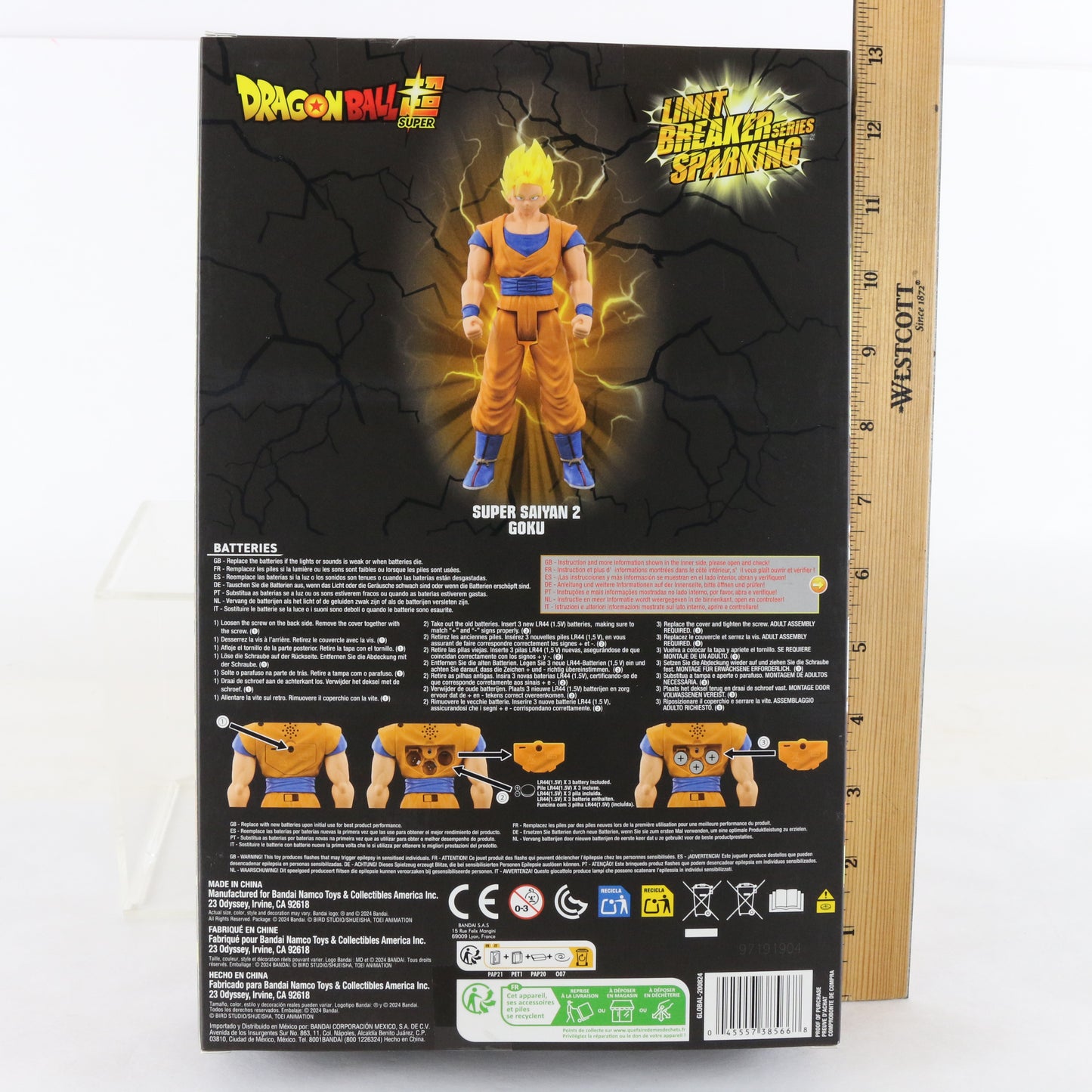 Bandai Namco Dragon Ball Super Limit Breaker Sparking Super SS 2 Goku Figure