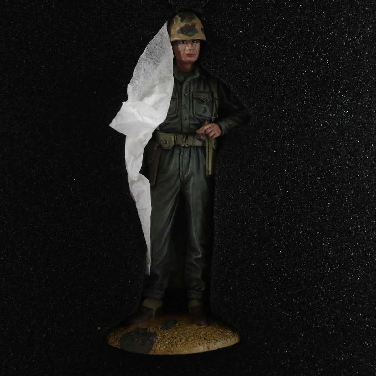 USMC LT General Lewis Chesty Puller Soldier Britains 1:30 13040 Metal Figure