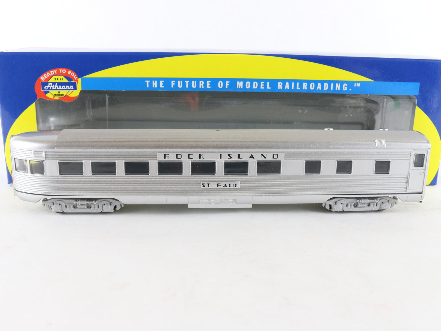 Athearn HO 7925 Rock Island St Paul Streamline Observation Passenger Train Car