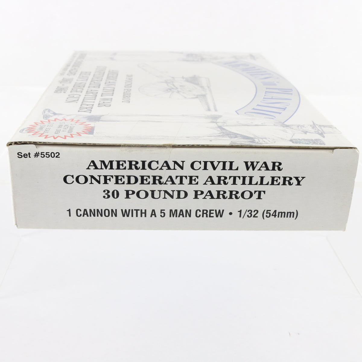 30 Pound Parrot Siege Gun Confederate Civil War Armies In Plastic 1:32 5502