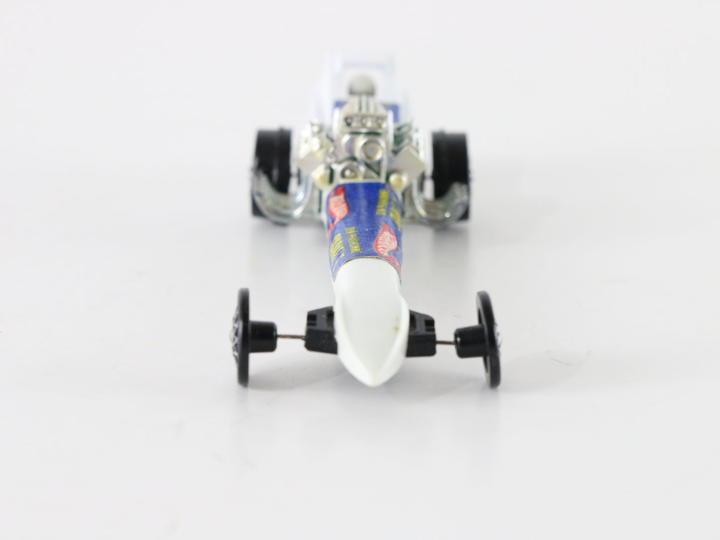 Vintage Hot Wheels Don Prudhomme Snake 1 White Fuel Dragster Mattel 1:64 5951002