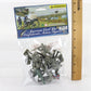Set Of American Civil War Confederate Soldiers 2.5" Plastic Figures Americana