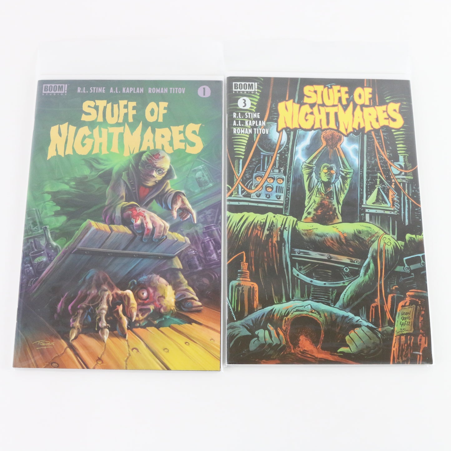 Lot Of 4 Stuff Of Nightmares #1-4 Boom Studios RL Stine NM Unread Comics