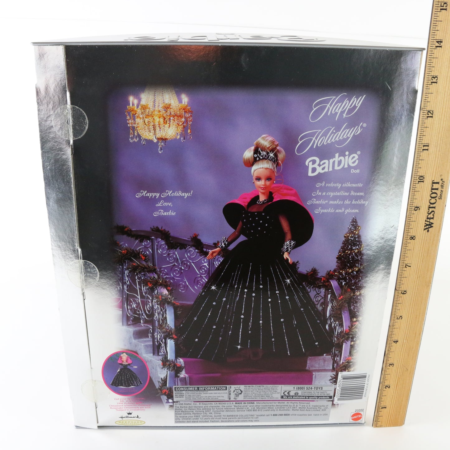 Happy Holidays Special Edition Barbie Hallmark Keepsake Doll Mattel 20200 1998