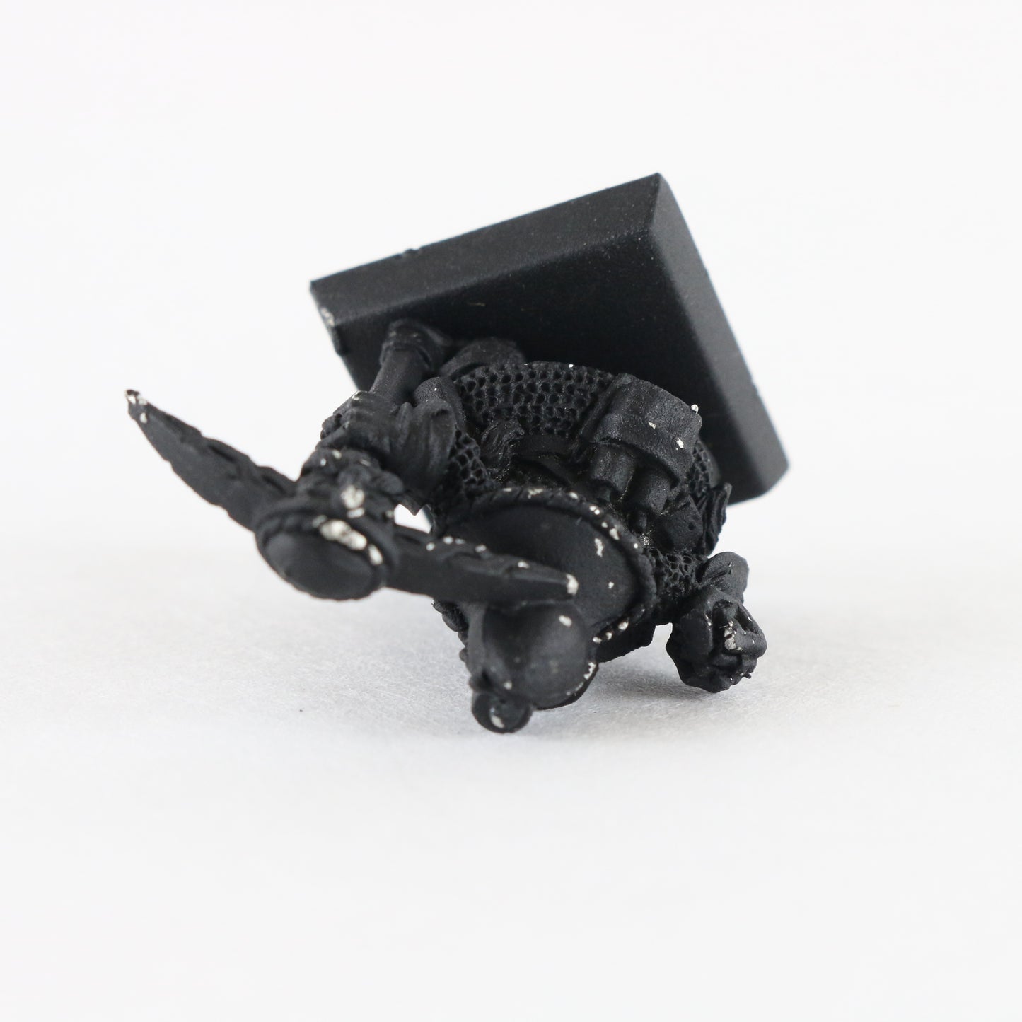 Dwarf Miner Command Leader Citadel Warhammer Black Painted Figure 1"