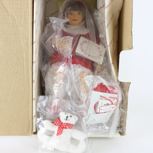 Be My Valentine Patricia Brooks Hamilton 9" Wooden Doll W/ Accessories