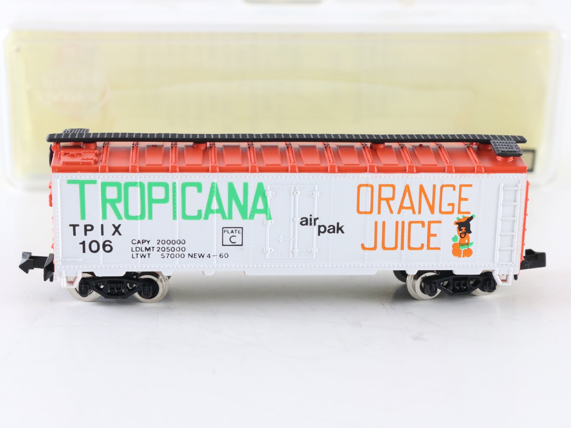 Model Power N Tropicana Orange Juice TPIX 106 Reefer Car