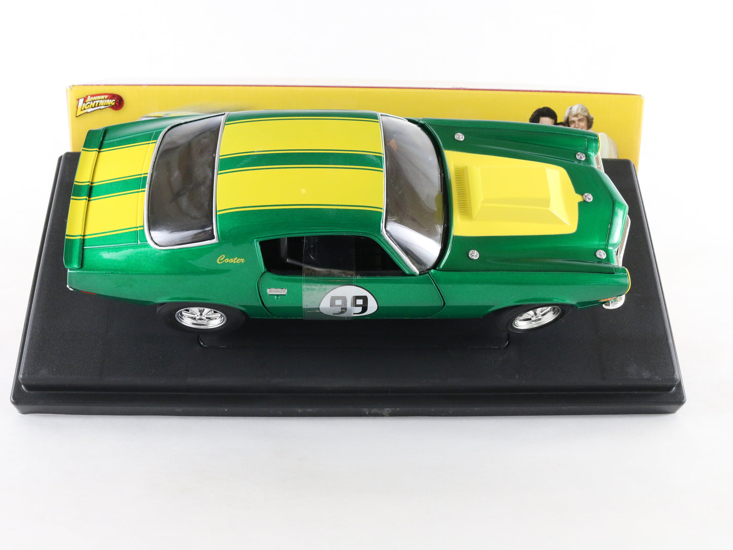 Cooters Chevy Camaro #99 Dukes Of Hazzard Green Johnny Lightning 1:18 21958p