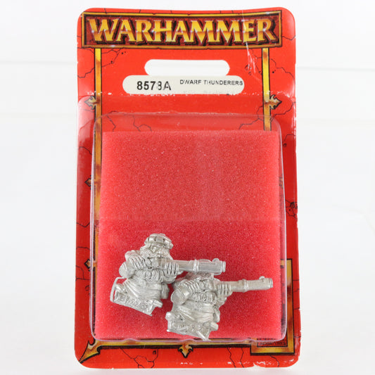 Lot Of 3 Dwarf Miners Citadel Warhammer 8044/1 Black Painted Metal s