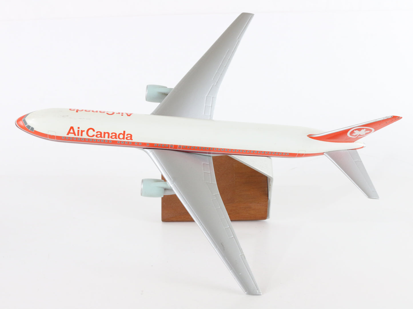 Air Canada Orange & White Commercial Jet 767 Space Models 10.75"