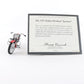 1957 Harley Davidson Sportster Red Black Franklin Mint 1:24 Model Motorcycle