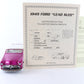 1949 Ford Custom Lead Sled Magenta White Roof Danbury Mint 1:24 Model Car