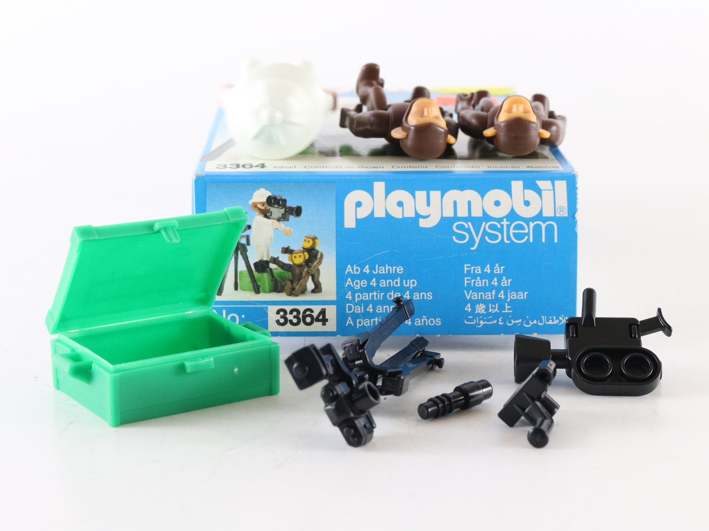 Playmobil 3364 Safari Camera Man and Monkeys Set with Box