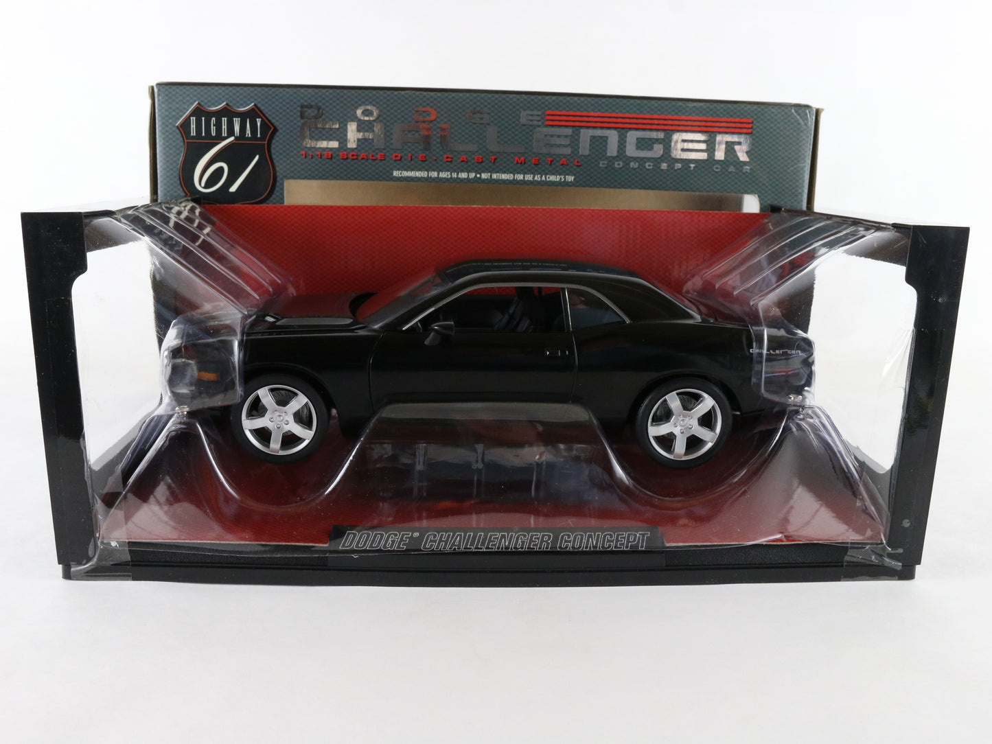 Dodge Challenger Concept Black Highway 61 1:18 LE of 504 50598