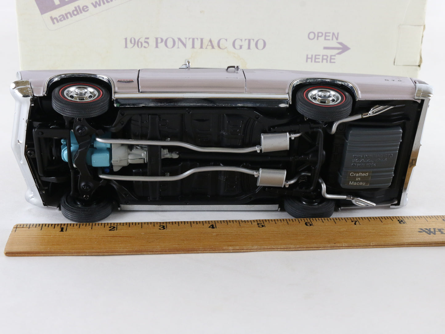 1965 Pontiac GTO Iris Mist Purple Danbury Mint 1:24 Diecast Model