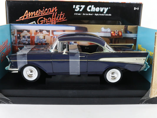 1957 '57 Chevrolet Blue American Graffiti ERTL 1:18 Diecast Model Car 36604