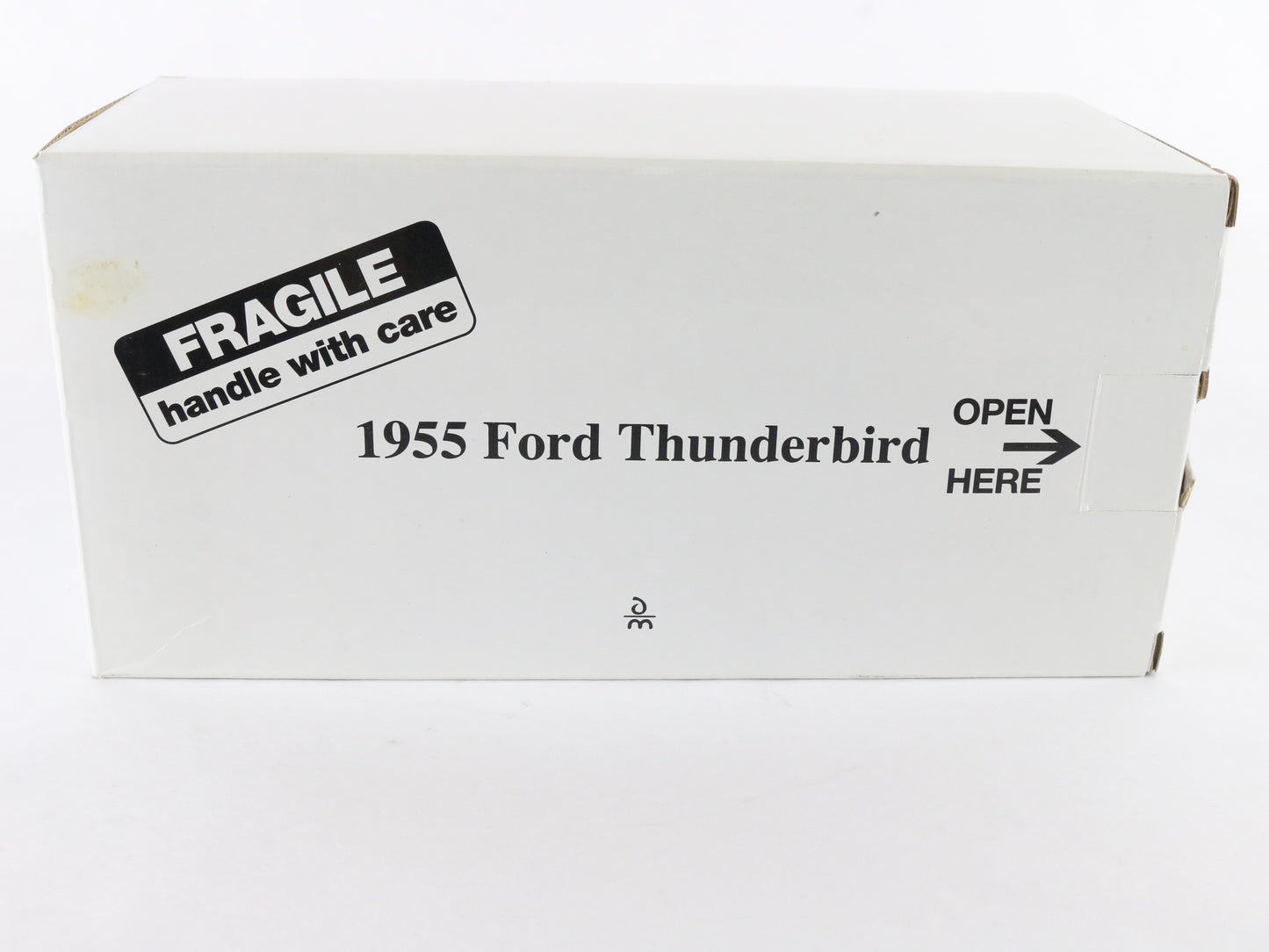 1955 Ford Thunderbird Convertible Yellow Limited Danbury Mint 1:24 Diecast 3726