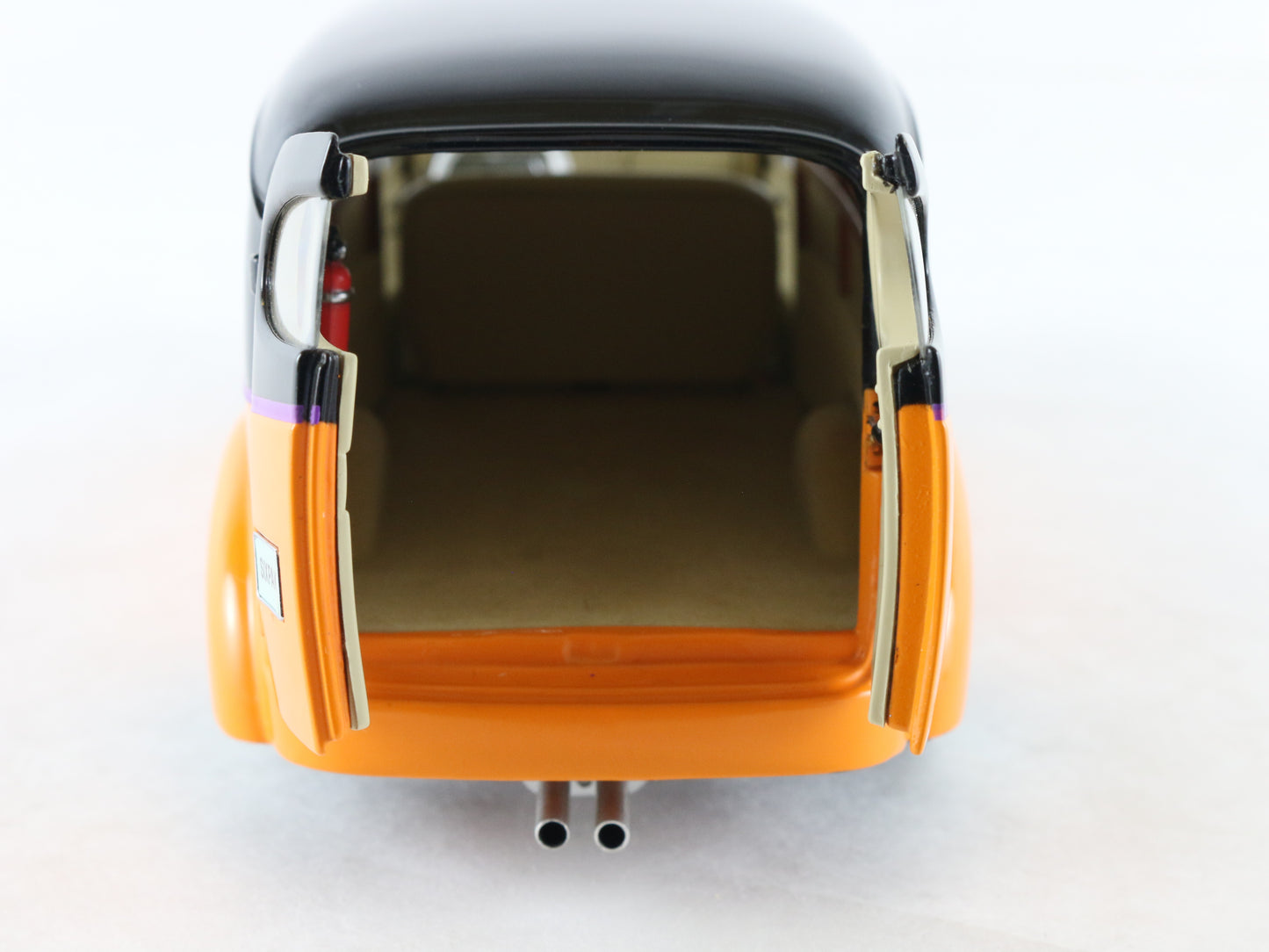 1941 Chevrolet Panel Custom Truck Sixpak Orange Black Danbury Mint 1:24 Model
