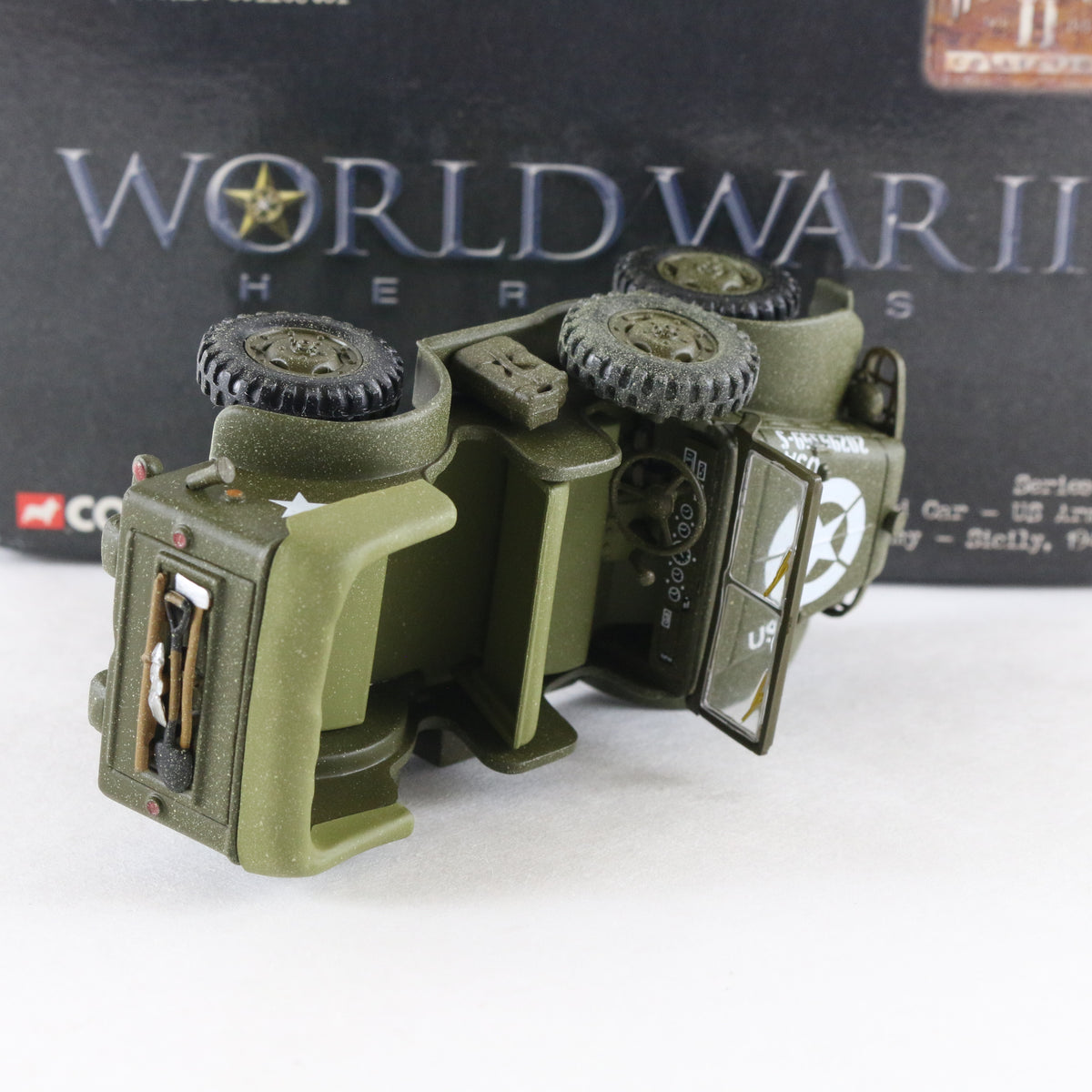 WC56 Command Car US Army Sicily 1943 WW2 Heroes Series 1 Corgi 1:43 CC51708