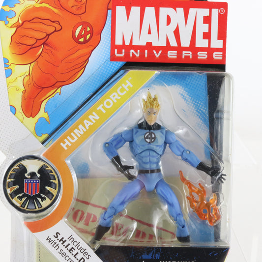 Marvel Universe 011 Human Torch Fantastic 4 3.75" Action Figure Hasbro 
