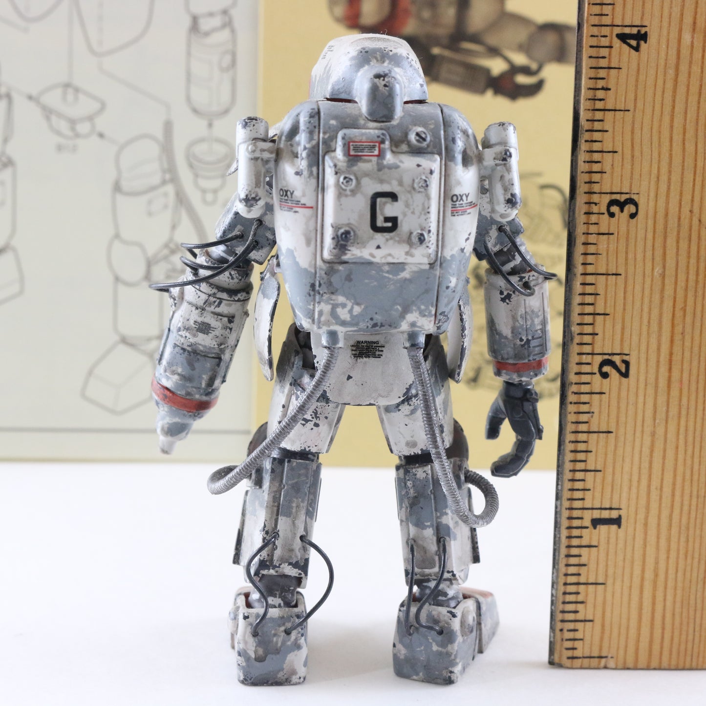 Ma.k. Maschinen New Rally Pawn Armored Fighting Space Suit 1:20 Built Painted