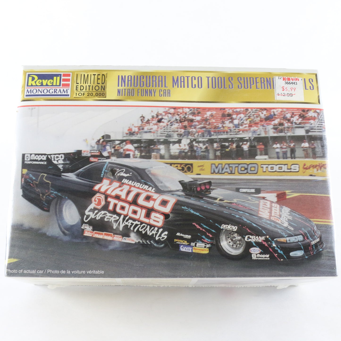 Nitro Funny Car Supernational Matco LE Revell Monogram 1:24 Kit 85-0540