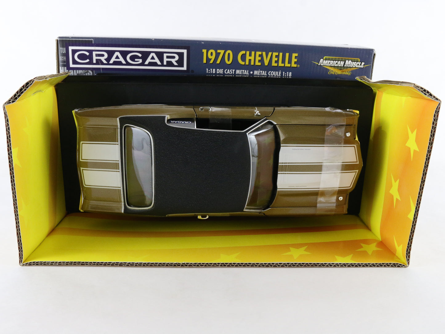 1970 Chevy Chevelle Cragar Gold American Muscle ERTL 1:18 Model Car 36684