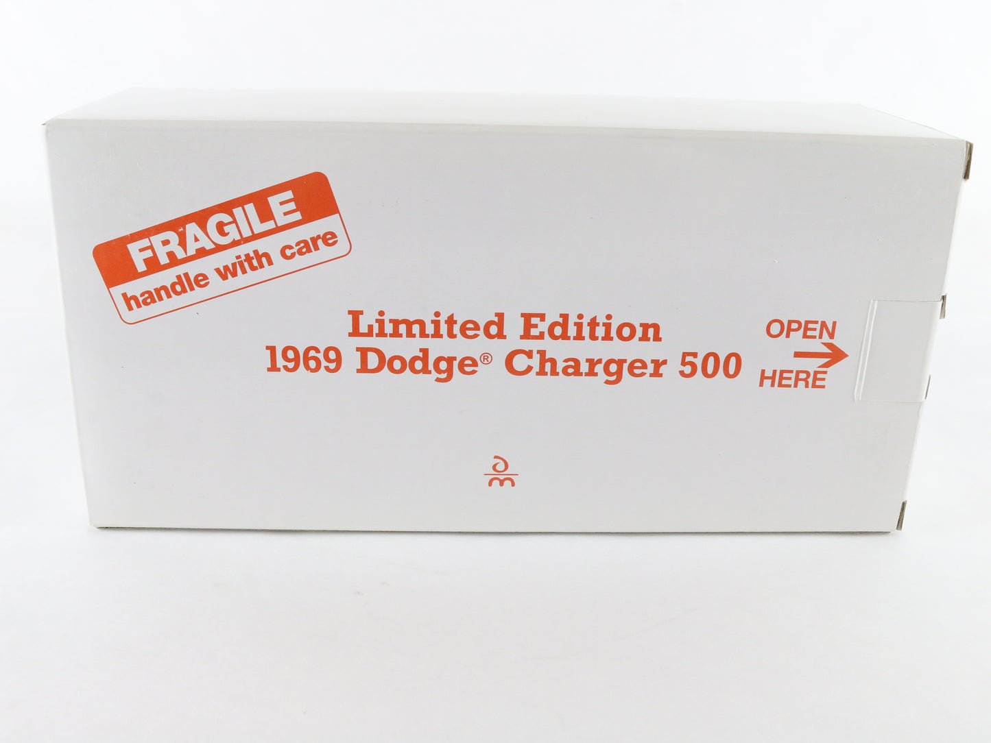 1969 Dodge Charger 500 Orange Black Limited Danbury Mint 1:24 Diecast 3036/5000