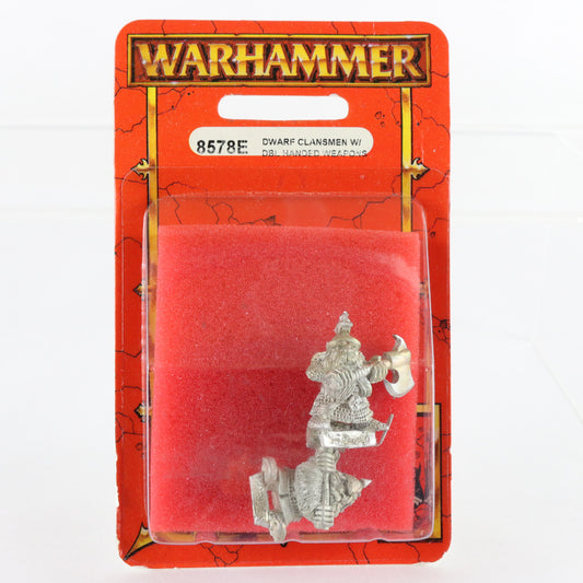 Dwarf Daemon Slayer Citadel Warhammer 8098/1 White Painted 1"