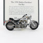 1990 Harley Davidson Fat Boy Gray Franklin Mint 1:24 Diecast Model Motorcycle