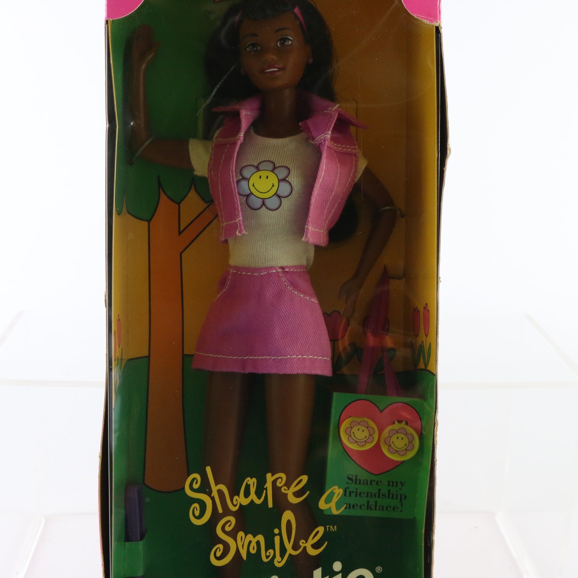 Christie Share A Smile Barbie Doll African American Mattel 17372 bright fashionable look collectible diversity