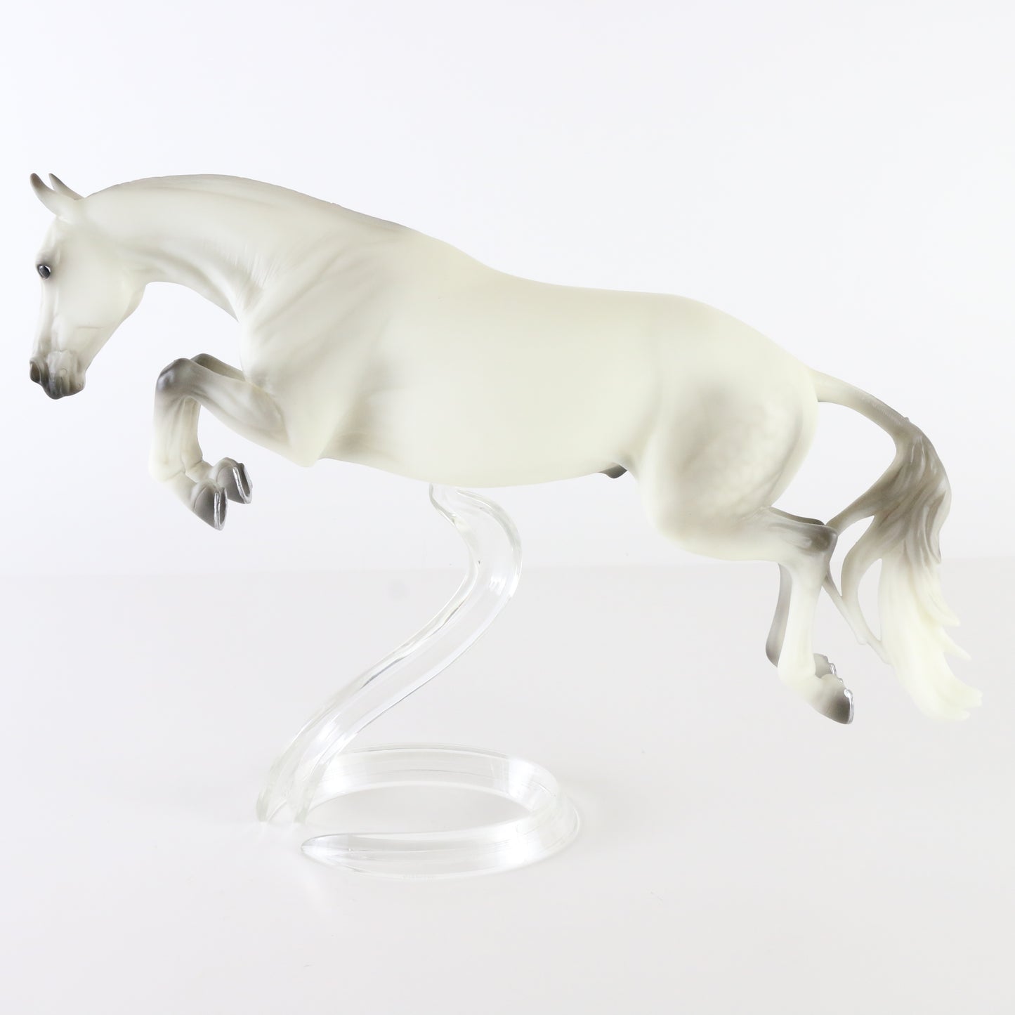 Breyer Get Rowdy Dappled Gray Bristol Traditional Horse W/ Stand