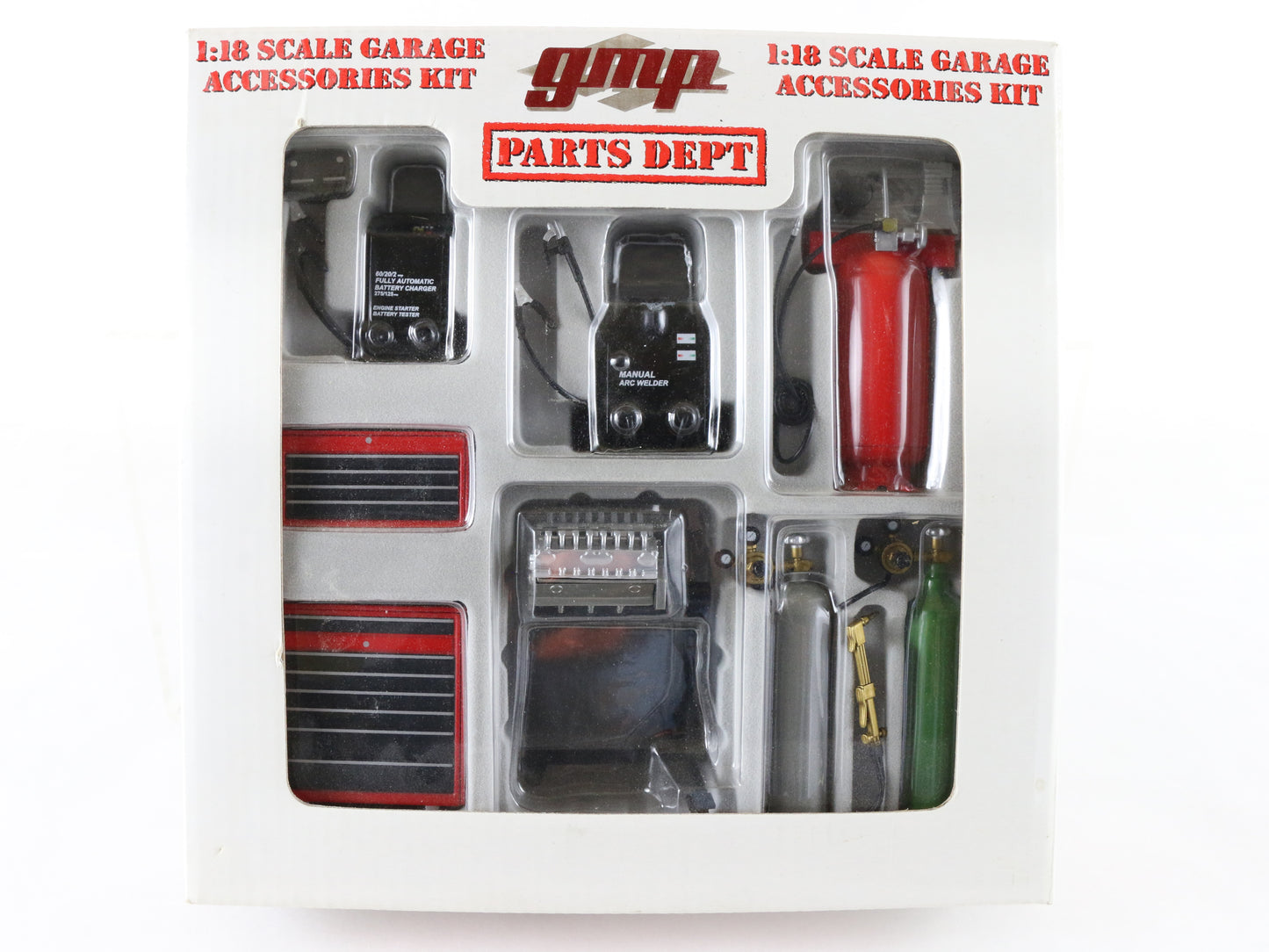Garage Accessories Kit Tools & Parts Dept GMP 1:18 Diecast 9010