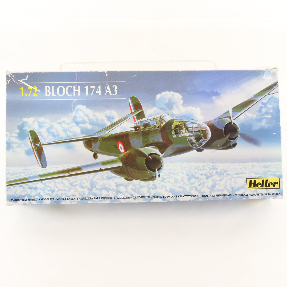 Bloch 174 A3 French Light Bomber Heller 1:72 Model Plane Kit 80312