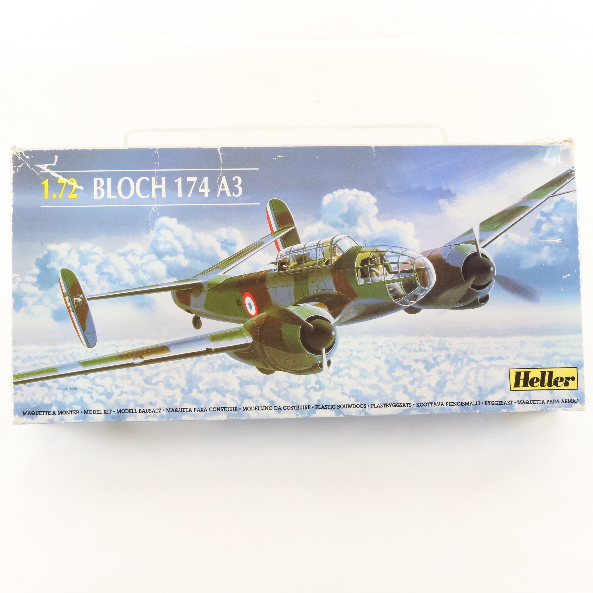 Bloch 174 A3 French Light Bomber Heller 1:72 Model Plane Kit 80312