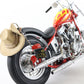 Easy Rider Billy Bike Red Yellow Flames Franklin Mint 1:10 Motorcycle B11XN65
