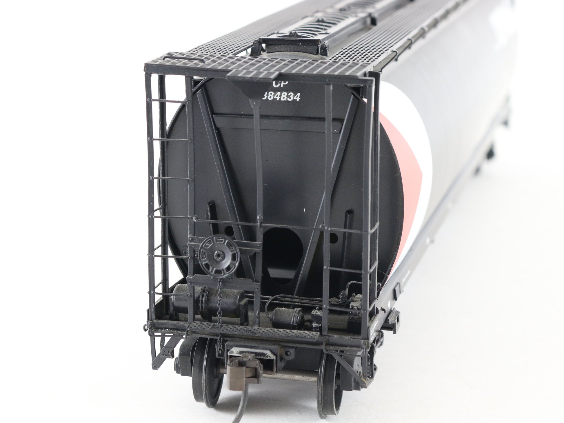 Overland O Painted Brass CP Rail 384834 Hawker Siddeley Covered Hopper OMI-0766