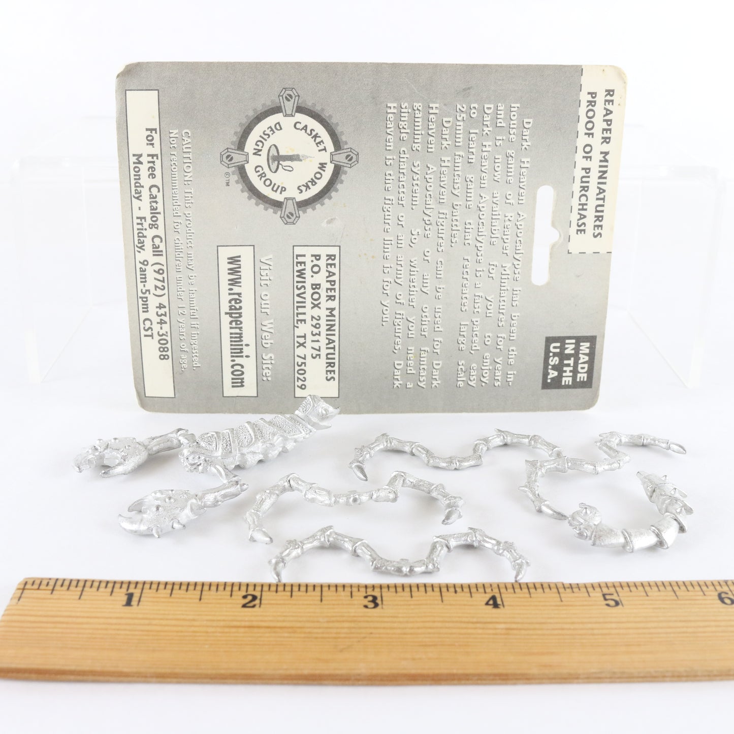 Giant Scorpion Of Hakir Dark Heaven Apocalypse Reaper Unpainted Metal Figure