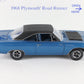 1968 Plymouth Road Runner Hardtop Electric Blue Danbury Mint 1:24 Diecast Model