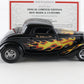 California Kid 1934 Ford Coupe Black W/ Flames Danbury Mint 1:24 Model Car