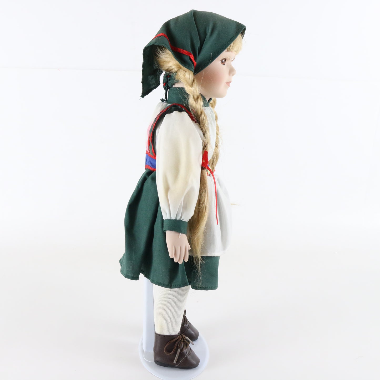 Vintage Gretel House Of Lloyd Large 14.5" Girl Porcelain Doll W/ Dress