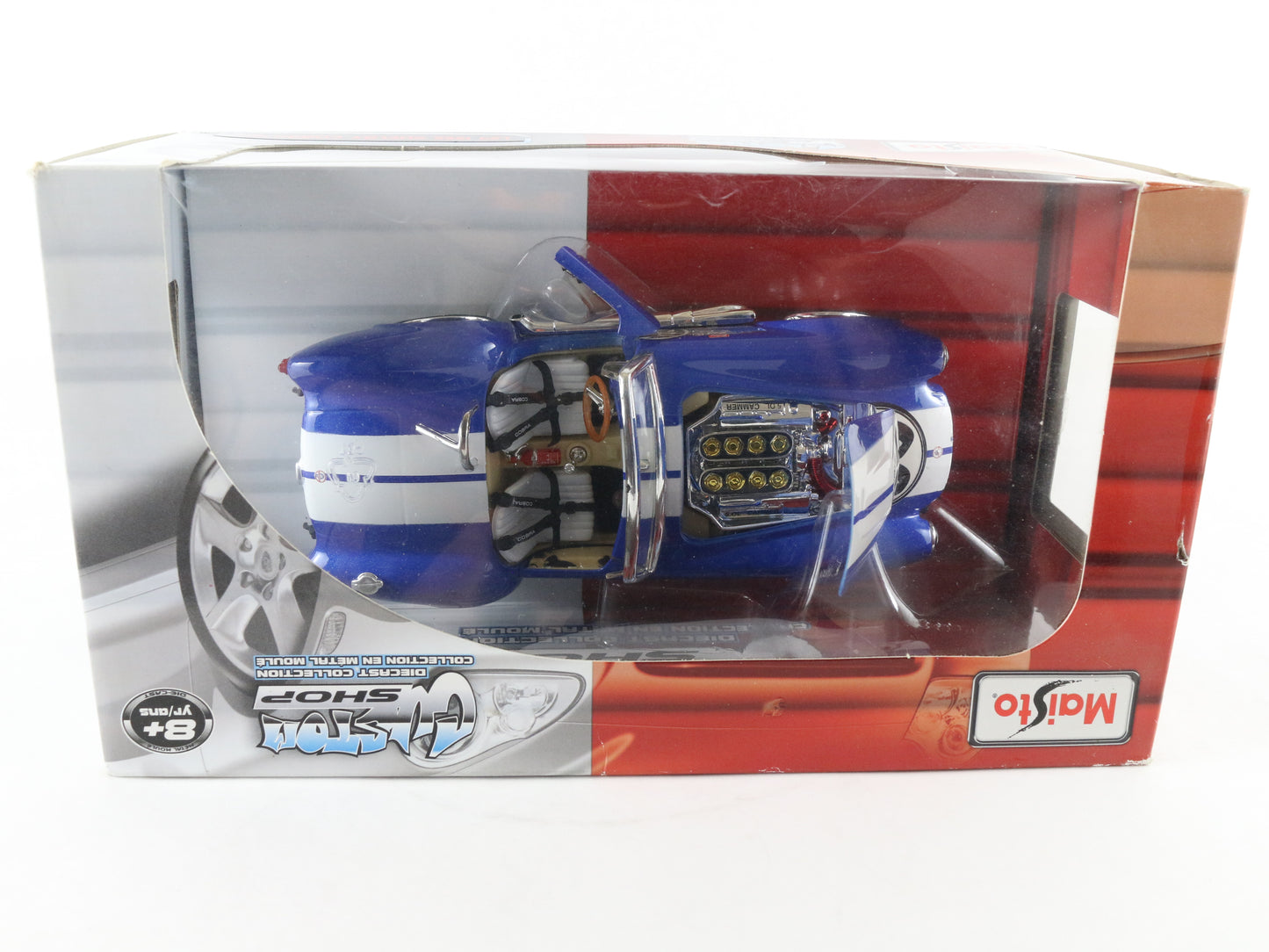 1965 Shelby Cobra 427 Custom Shop Maisto 1:24 Diecast Model Car Sealed