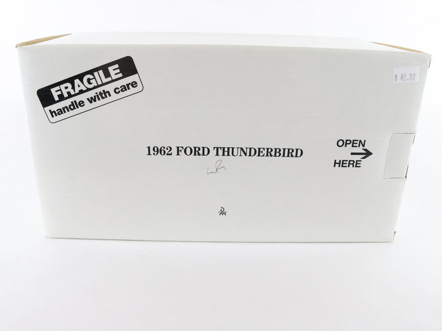 1962 Ford Thunderbird Sports Roadster White Danbury Mint 1:24 Diecast Model