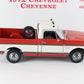 1972 Chevrolet Cheyenne Pickup Truck Red White Danbury Mint 1:24 Diecast Model