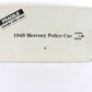 1949 Mercury Police Cruiser Black White Danbury Mint 1:24 Diecast Model